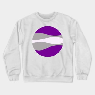 Greysexual Waves Circle Crewneck Sweatshirt